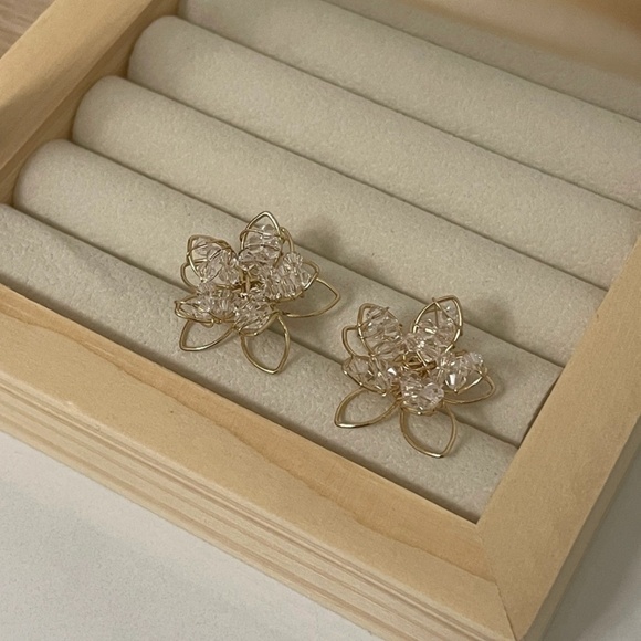 Jewelry - Handmade Floral Earrings